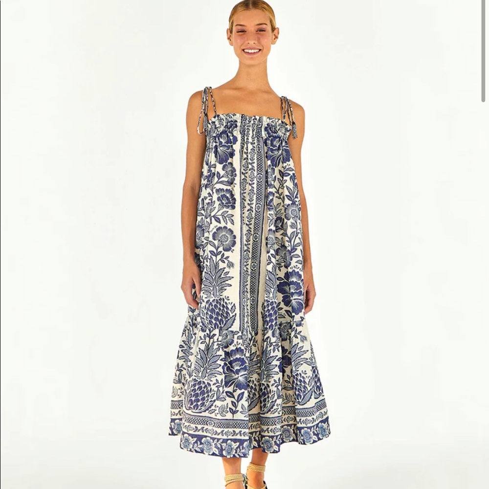 Farm Rio Pineapple Garden Dress - Never Worn/Tags Attached - Size SMALL!